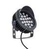 GLOBOSTAR® TREELIGHT-VINA 90360 Σποτ Φωτισμού με Αντιθαμβωτική Γρίλια για Φυτά - Δέντρα με Βάση Κήπου / Καρφωτό LED 24W 2640lm 10° DC 24V Αδιάβροχο IP65 Θερμό Λευκό 2700K Dimmable - Γκρι Ανθρακί - Μ21.5 x Π18.3 x Υ14cm - 3 Χρόνια Εγγύηση