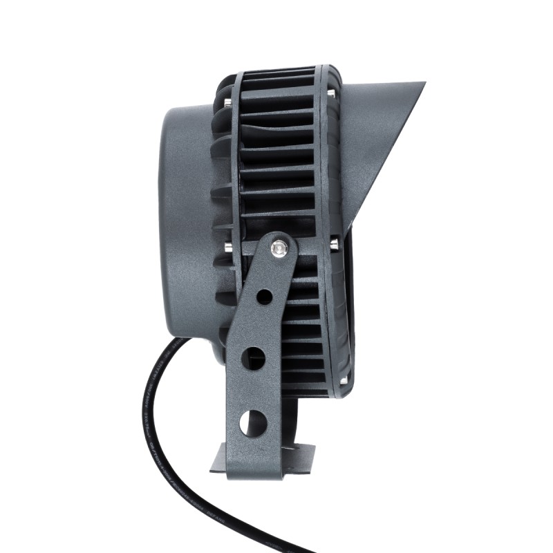 GLOBOSTAR® TREELIGHT-VINA 90360 Σποτ Φωτισμού με Αντιθαμβωτική Γρίλια για Φυτά - Δέντρα με Βάση Κήπου / Καρφωτό LED 24W 2640lm 10° DC 24V Αδιάβροχο IP65 Θερμό Λευκό 2700K Dimmable - Γκρι Ανθρακί - Μ21.5 x Π18.3 x Υ14cm - 3 Χρόνια Εγγύηση