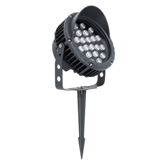 GloboStar® TREELIGHT-VINA 90361 Σποτ Φωτισμού με Αντιθαμβωτική Γρίλια Ειδικό για Φυτά - Δέντρα με Βάση Κήπου / Καρφωτό LED 24W 2280lm 10° DC 24V Αδιάβροχο IP65 L21.5 x W18.3 x H14cm Φυσικό Λευκό 4500K - Γκρι Ανθρακί - 3 Years Warranty GloboStar® TREELIGHT-VINA 90361 Σποτ Φωτισμού με Αντιθαμβωτική Γρίλια Ειδικό για Φυτά - Δέντρα με Βάση Κήπου / Καρφωτό LED 24W 2280lm 10° DC 24V Αδιάβροχο IP65 L21.5 x W18.3 x H14cm Φυσικό Λευκό 4500K - Γκρι Ανθρακί - 3 Years Warranty
