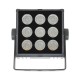 GloboStar® FLOOD-TINY 90368 Προβολέας Wall Washer για Φωτισμό Κτιρίων LED 27W 2430lm 3° DC 24V Αδιάβροχο IP65 Μ13.8 x Π16.4 x Υ7cm Θερμό Λευκό 2700K - Γκρι Ανθρακί - 3 Χρόνια Εγγύηση