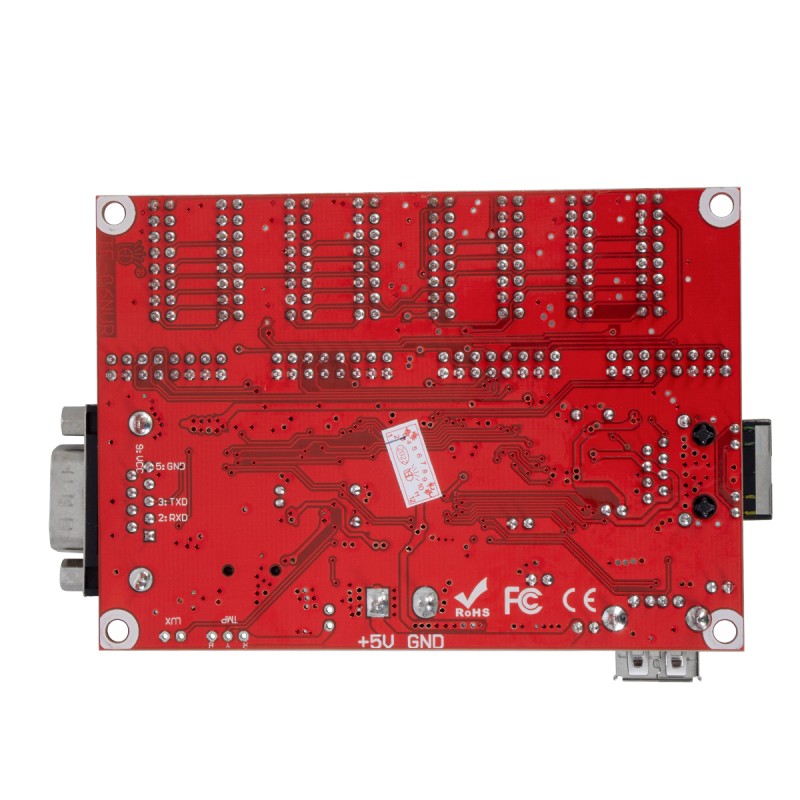 GloboStar® TF-C6NUR 90386 LED Receiving Card 8 x HUB75 - Κάρτα Καναλιών για Ψηφιακές Οθόνες LED Video Wall Single Color W2048 x H64 & W1024 x H128 - Double Color W1024 x H64 - W512 x H128 - Gigabit Network Linkable - DC 3.5~6V - IP20 Μ11.7 x Π7.8 x Υ1