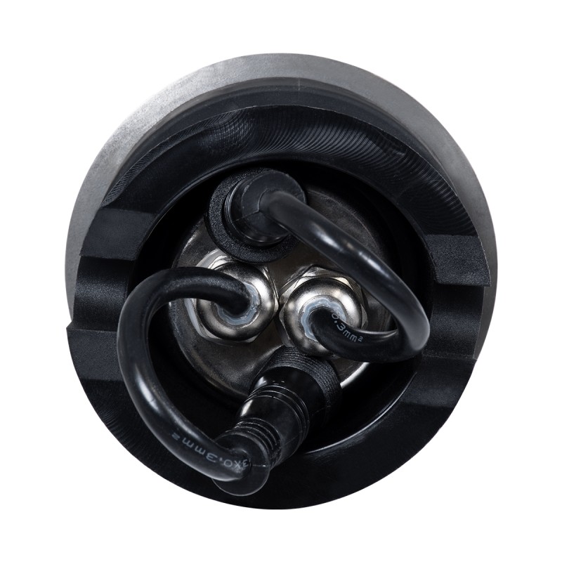 GloboStar® UNDERWATER-GUNE 90406 Υποβρύχιο Χωνευτό Φωτιστικό Σποτ Ειδικό για Σιντριβάνια LED 12W 1020lm 60° DC 24V Αδιάβροχο IP68 Φ10 x Υ7.5cm RGBW DMX512 - Ανοξείδωτο Ατσάλι - 3 Years Warranty