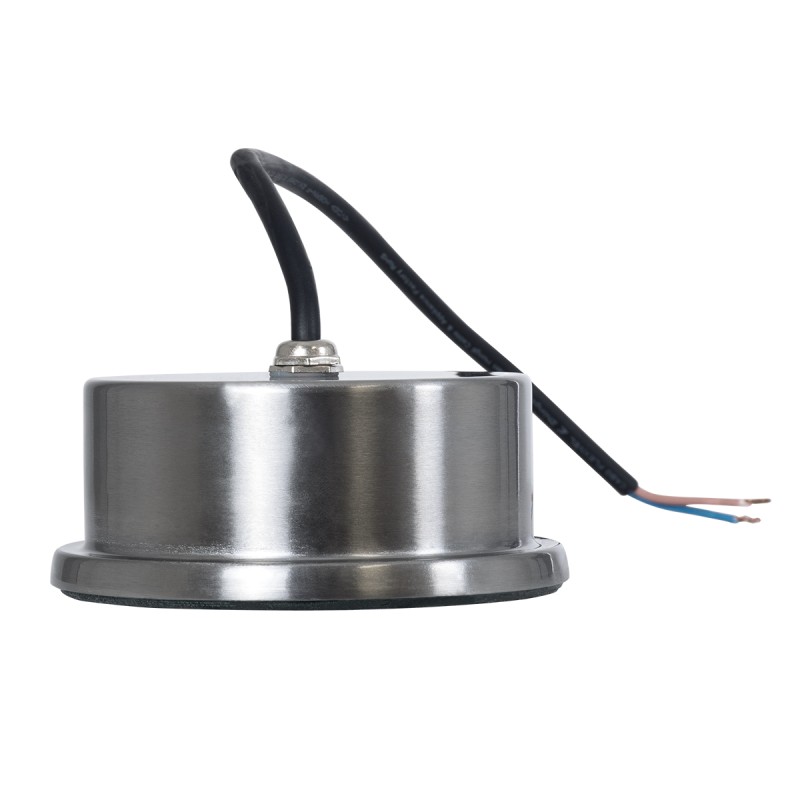 GloboStar® UNDERWATER-LURE 90407 Υποβρύχιο Χωνευτό Φωτιστικό Σποτ Ειδικό για Σιντριβάνια - Πισίνες - Τζακούζι LED 12W 1080lm 120° DC 24V Αδιάβροχο IP68 Φ12 x Υ5cm Θερμό Λευκό 2700K - Ανοξείδωτο Ατσάλι - 3 Χρόνια Εγγύηση