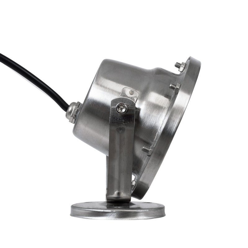 GloboStar® UNDERWATER-DEDY 90426 Υποβρύχιο Επιφανειακό Φωτιστικό Σποτ Ειδικό για Σιντριβάνια - Πισίνες - Τζακούζι LED 6W 540lm 30° DC 24V Αδιάβροχο IP68 Μ12 x Π7.5 x Υ14.5cm Θερμό Λευκό 2700K - Ανοξείδωτο Ατσάλι SS304 - 3 Years Warranty