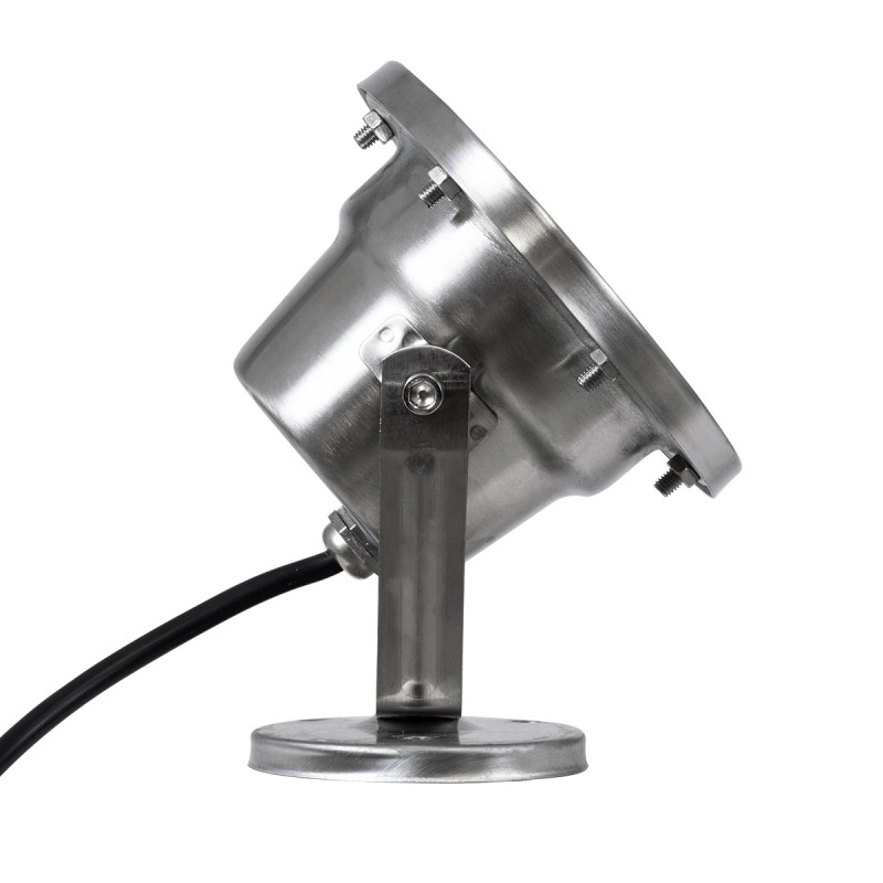 GloboStar® UNDERWATER-DEDY 90426 Υποβρύχιο Επιφανειακό Φωτιστικό Σποτ Ειδικό για Σιντριβάνια - Πισίνες - Τζακούζι LED 6W 540lm 30° DC 24V Αδιάβροχο IP68 Μ12 x Π7.5 x Υ14.5cm Θερμό Λευκό 2700K - Ανοξείδωτο Ατσάλι SS304 - 3 Years Warranty