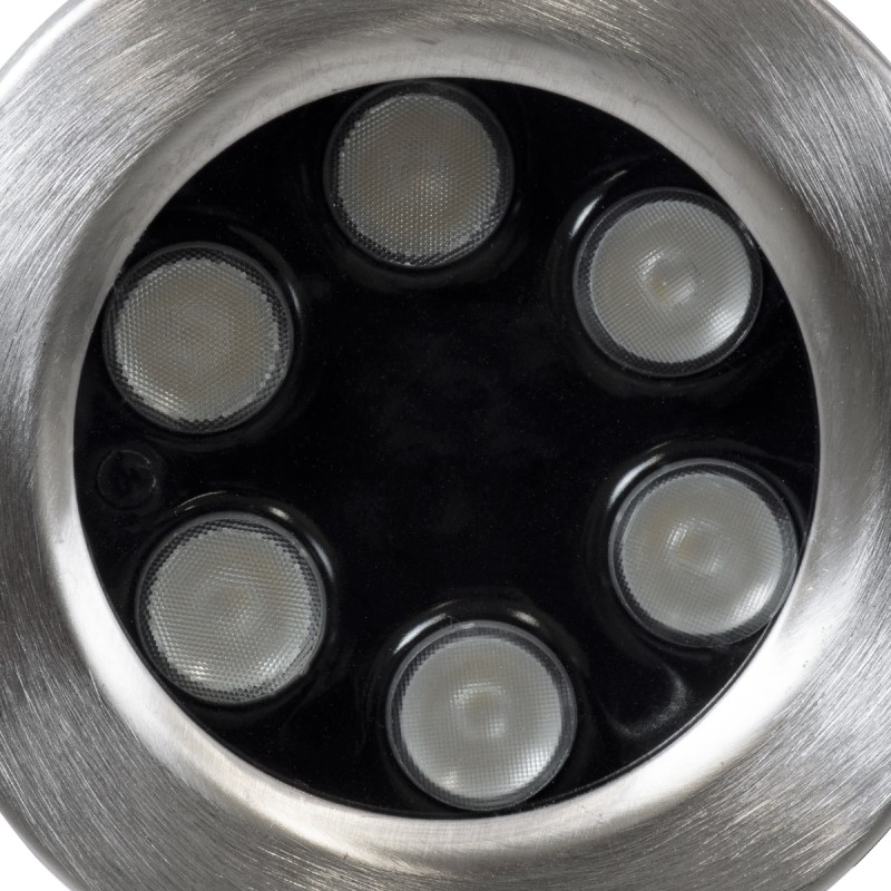 GloboStar® UNDERWATER-DEDY 90428 Υποβρύχιο Επιφανειακό Φωτιστικό Σποτ Ειδικό για Σιντριβάνια - Πισίνες - Τζακούζι LED 6W 510lm 30° DC 24V Αδιάβροχο IP68 Μ12 x Π7.5 x Υ14.5cm RGBW DMX512 - Ανοξείδωτο Ατσάλι SS304 - 3 Years Warranty