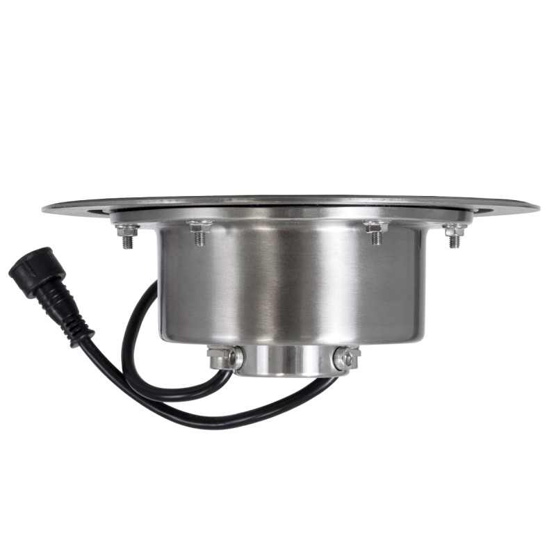 GloboStar® UNDERWATER-DENIS 90434 Υποβρύχιο Χωνευτό Φωτιστικό Σποτ Ειδικό για Σιντριβάνια - Πισίνες - Τζακούζι LED 9W 765lm 30° DC 24V Αδιάβροχο IP68 Φ21 x Υ7.5cm RGBW DMX512 - Ανοξείδωτο Ατσάλι SS304 - 3 Years Warranty