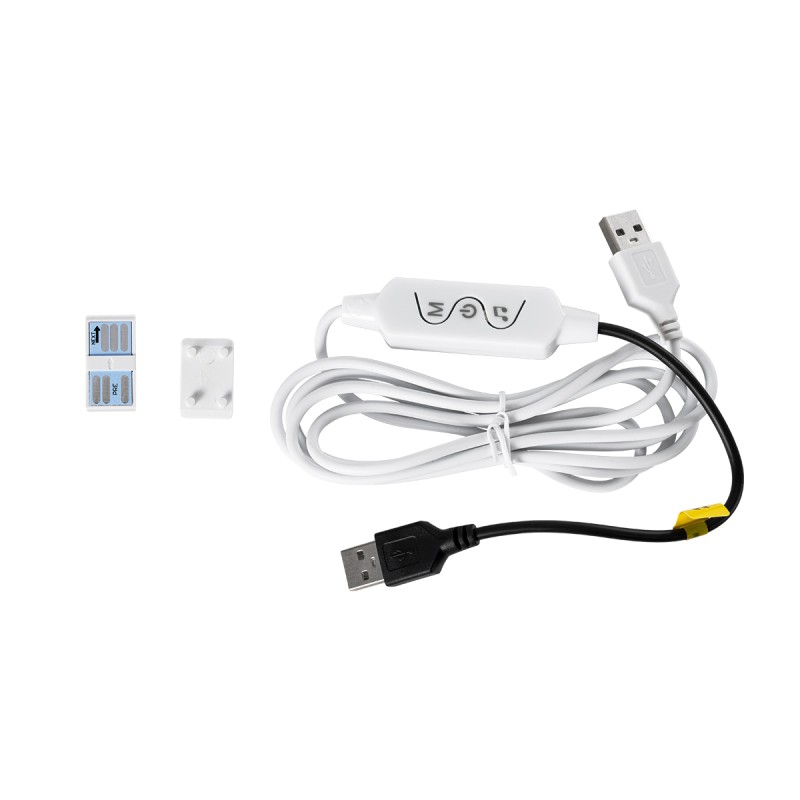 GloboStar® DIGIOCTA 90447 Σετ 3 Ψηφιακων LED RGB Φωτιστικών Κυψελών με Ψηφιακό Controller με WiFi Smart APP & Ασύρματο Χειριστήριο RF 2.4Ghz - LED SMD 5050 4.5W/Σετ 42PIXEL/Σετ 360lm/Σετ 120° DC 5V με USB 2.0 IP20 Πολύχρωμο RGB - Dimmable - Μ10.5 x Π1