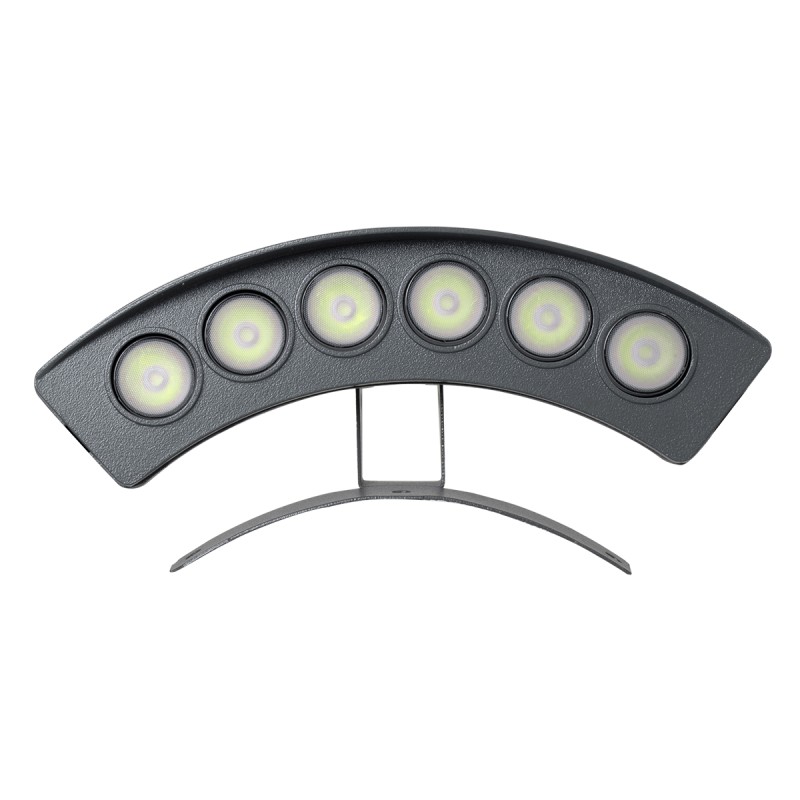 GLOBOSTAR® TREELIGHT-PLANTE 90458 Κυρτή Μπάρα Φωτισμού Wall Washer για Φυτά - Δέντρα LED 6W 510lm 15° DC 24V Αδιάβροχο IP65 Πράσινο Dimmable - Γκρι Ανθρακί - Μ17.5 x Π4.5 x Υ8cm - 3 Χρόνια Εγγύηση