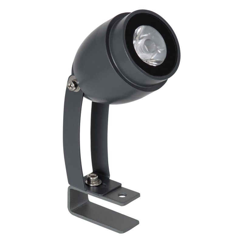 GloboStar® TREELIGHT-TREEGAL 90463 Σποτ Φωτισμού Ειδικό για Φυτά - Δέντρα με Βάση Μπετού & Κορμού LED 3W 315lm 15° DC 24V Αδιάβροχο IP67 Φ5 x Υ14.7cm Μπλε - Γκρι Ανθρακί - 3 Years Warranty