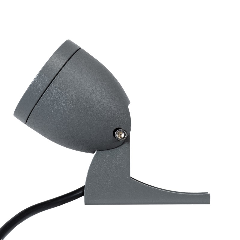 GLOBOSTAR® TREELIGHT-TREESPO 90465 Σποτ Φωτισμού για Φυτά - Δέντρα LED 6W 660lm 15° DC 24V Αδιάβροχο IP65 Θερμό Λευκό 2700K Dimmable - Γκρι Ανθρακί - Μ6.6 x Π9 x Υ12cm - 3 Χρόνια Εγγύηση