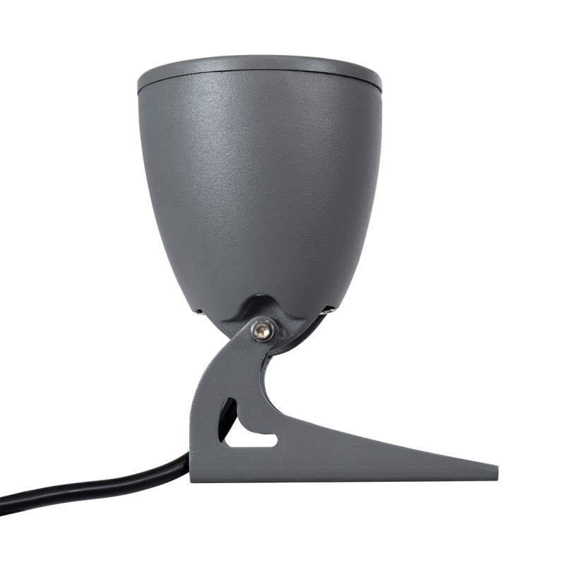 GLOBOSTAR® TREELIGHT-TREESPO 90469 Σποτ Φωτισμού για Φυτά - Δέντρα LED 12W 1320lm 15° DC 24V Αδιάβροχο IP65 Θερμό Λευκό 2700K Dimmable - Γκρι Ανθρακί - Μ9 x Π11 x Υ9cm - 3 Χρόνια Εγγύηση