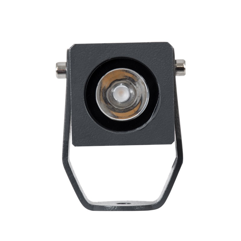 GLOBOSTAR® TREELIGHT-TREEMARO 90472 Σποτ Φωτισμού για Φυτά - Δέντρα LED 3W 330lm 8° DC 24V Αδιάβροχο IP65 Θερμό Λευκό 2700K Dimmable - Γκρι Ανθρακί - Μ3.5 x Π6.4 x Υ10cm - 3 Χρόνια Εγγύηση