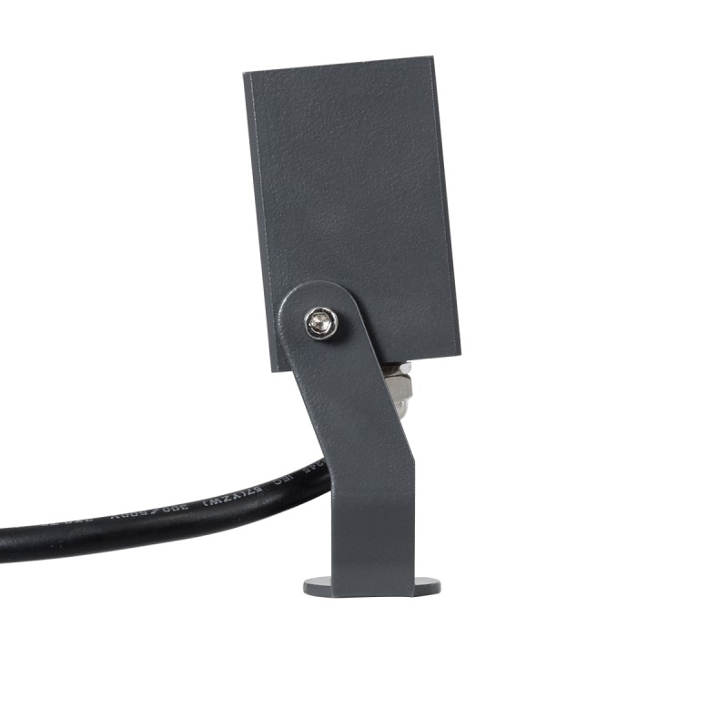 GLOBOSTAR® TREELIGHT-TREEMARO 90472 Σποτ Φωτισμού για Φυτά - Δέντρα LED 3W 330lm 8° DC 24V Αδιάβροχο IP65 Θερμό Λευκό 2700K Dimmable - Γκρι Ανθρακί - Μ3.5 x Π6.4 x Υ10cm - 3 Χρόνια Εγγύηση