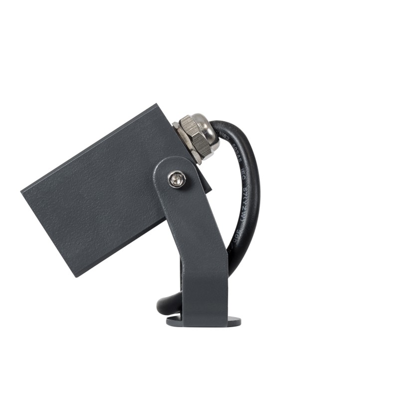 GLOBOSTAR® TREELIGHT-TREEMARO 90472 Σποτ Φωτισμού για Φυτά - Δέντρα LED 3W 330lm 8° DC 24V Αδιάβροχο IP65 Θερμό Λευκό 2700K Dimmable - Γκρι Ανθρακί - Μ3.5 x Π6.4 x Υ10cm - 3 Χρόνια Εγγύηση