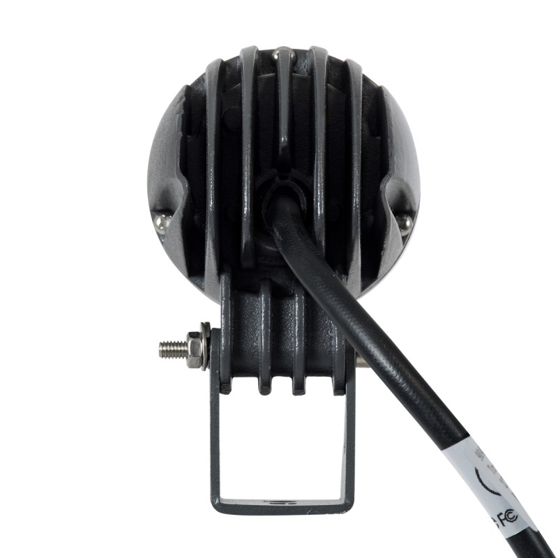 GLOBOSTAR® TREELIGHT-TREEDITA 90474 Σποτ Φωτισμού για Φυτά - Δέντρα LED 3W 330lm 8° DC 24V Αδιάβροχο IP65 Θερμό Λευκό 2700K Dimmable - Γκρι Ανθρακί - Μ5.7 x Π6.5 x Υ9.8cm - 3 Χρόνια Εγγύηση