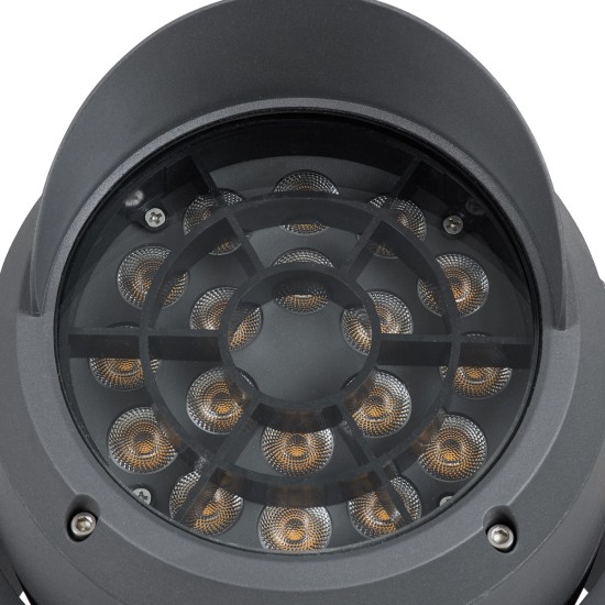 GLOBOSTAR® FLOOD-SIMA 90495 Κινούμενος Προβολέας Σποτ Wall Washer με Αντιθαμβωτική Γρίλια LED 36W 3240lm 30° DC 24V Αδιάβροχο IP67 Θερμό Λευκό 2700K Dimmable - Γκρι Ανθρακί - Μ21 x Π26 x Υ27cm - 3 Χρόνια Εγγύηση GloboStar® FLOOD-SIMA 90495 Κινούμενος Προβολέας - Σποτ Φωτισμού Wall Washer με Αντιθαμβωτική Γρίλια για Φωτισμό Κτιρίων LED 36W 3240lm 30° DC 24V Αδιάβροχο IP67 Μ21 x Π26 x Υ27cm Θερμό Λευκό 2700K - Γκρι Ανθρακί - 3 Years Warranty
