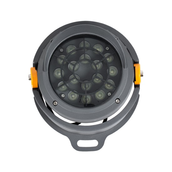 GloboStar® FLOOD-SIMA 90496 Κινούμενος Προβολέας - Σποτ Φωτισμού Wall Washer με Αντιθαμβωτική Γρίλια για Φωτισμό Κτιρίων LED 36W 3060lm 30° DC 24V Αδιάβροχο IP67 Μ21 x Π26 x Υ27cm RGBW DMX512 - Γκρι Ανθρακί - 3 Years Warranty GloboStar® FLOOD-SIMA 90496 Κινούμενος Προβολέας - Σποτ Φωτισμού Wall Washer με Αντιθαμβωτική Γρίλια για Φωτισμό Κτιρίων LED 36W 3060lm 30° DC 24V Αδιάβροχο IP67 Μ21 x Π26 x Υ27cm RGBW DMX512 - Γκρι Ανθρακί - 3 Years Warranty