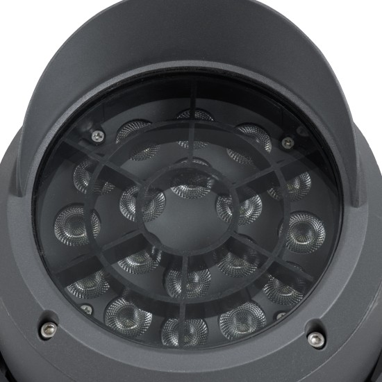 GloboStar® FLOOD-SIMA 90496 Κινούμενος Προβολέας - Σποτ Φωτισμού Wall Washer με Αντιθαμβωτική Γρίλια για Φωτισμό Κτιρίων LED 36W 3060lm 30° DC 24V Αδιάβροχο IP67 Μ21 x Π26 x Υ27cm RGBW DMX512 - Γκρι Ανθρακί - 3 Years Warranty GloboStar® FLOOD-SIMA 90496 Κινούμενος Προβολέας - Σποτ Φωτισμού Wall Washer με Αντιθαμβωτική Γρίλια για Φωτισμό Κτιρίων LED 36W 3060lm 30° DC 24V Αδιάβροχο IP67 Μ21 x Π26 x Υ27cm RGBW DMX512 - Γκρι Ανθρακί - 3 Years Warranty
