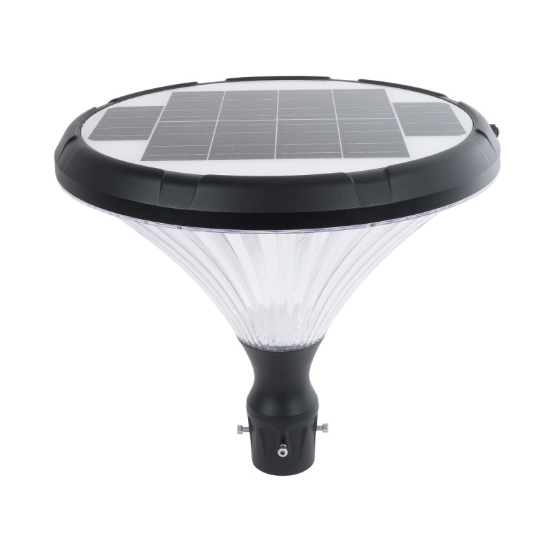 GloboStar® SOLARIOS 90502 Professional LED Solar Urban Park Light Αυτόνομο Ηλιακό Φωτιστικό Πλατείας - Πάρκου - Κήπου 40W 550lm 120° με Ενσωματωμένο Φωτοβολταϊκό Panel 6V 12W & Επαναφορτιζόμενη Μπαταρία Li-ion 3.2V 15000mAh με Αισθητήρα Ημέρας-Νύχτας