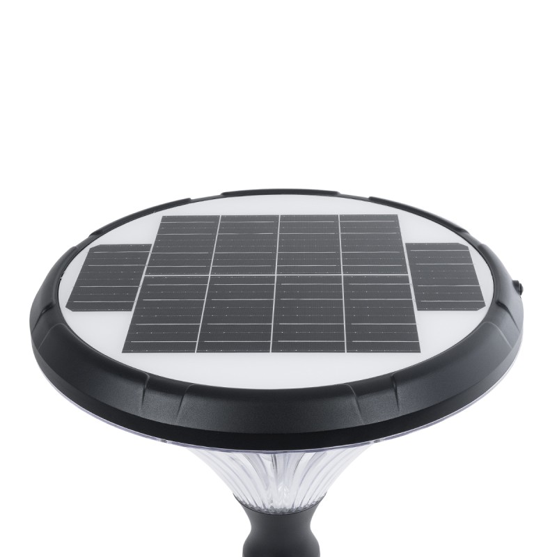 GloboStar® SOLARIOS 90502 Professional LED Solar Urban Park Light Αυτόνομο Ηλιακό Φωτιστικό Πλατείας - Πάρκου - Κήπου 40W 550lm 120° με Ενσωματωμένο Φωτοβολταϊκό Panel 6V 12W & Επαναφορτιζόμενη Μπαταρία Li-ion 3.2V 15000mAh με Αισθητήρα Ημέρας-Νύχτας