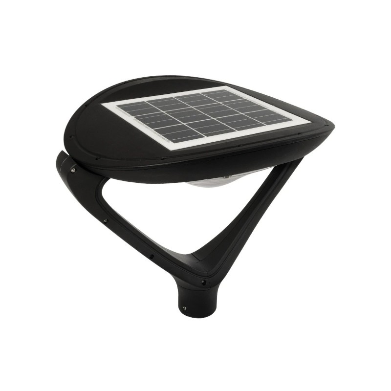 GLOBOSTAR® SQUARE 90507 Φωτιστικό Στύλου/Κολώνας Πλατείας/Πάρκου/Κήπου με Ασύρματο Χειριστήριο LED 20W 800lm 120° Ενσωματωμένο Φωτοβολταϊκό Panel 6V 20W & Επαναφορτιζόμενη Μπαταρία Li-ion 3.2V 20000mAh με Αισθητήρα Κίνησης-Ημέρας-Νύχτας Αδιάβροχο IP65