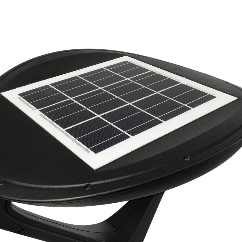 GLOBOSTAR® SQUARE 90507 Φωτιστικό Στύλου/Κολώνας Πλατείας/Πάρκου/Κήπου με Ασύρματο Χειριστήριο LED 20W 800lm 120° Ενσωματωμένο Φωτοβολταϊκό Panel 6V 20W & Επαναφορτιζόμενη Μπαταρία Li-ion 3.2V 20000mAh με Αισθητήρα Κίνησης-Ημέρας-Νύχτας Αδιάβροχο IP65