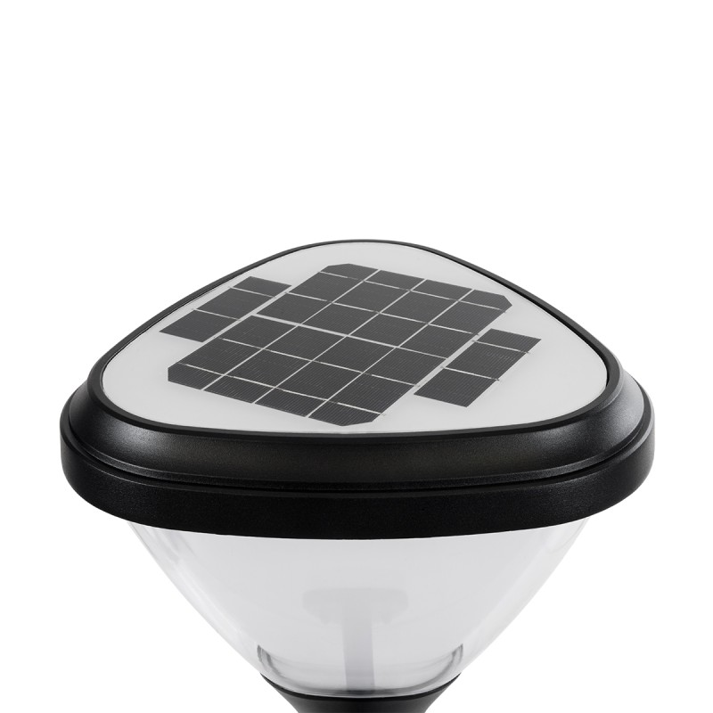 GloboStar® NATURE 90526 Αυτόνομο Ηλιακό Φωτιστικό Κήπου - Απλίκα Αρχιτεκτονικού Φωτισμού Εξωτερικού Χώρου LED 10W 330lm 120° με Ενσωματωμένο Φωτοβολταϊκό Panel 6V 2W & Επαναφορτιζόμενη Μπαταρία Li-ion 3.2V 1800mAh με Αισθητήρα Ημέρας-Νύχτας - Αδιάβροχ