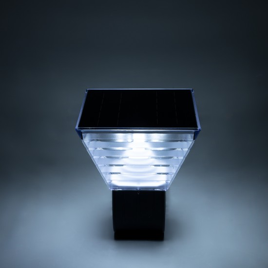 GLOBOSTAR® GRACIOUS 90529 Φωτιστικό Κολωνάκι Κήπου LED 10W 330lm 120° με Ενσωματωμένο Φωτοβολταϊκό Panel 6V 2W & Επαναφορτιζόμενη Μπαταρία Li-ion 3.2V 1800mAh με Αισθητήρα Ημέρας-Νύχτας Αδιάβροχο IP65 Θερμό Λευκό 2700K - Ψυχρό Λευκό 6000K - Γκρι Ανθρα GloboStar® GRACIOUS 90529 Αυτόνομο Ηλιακό Φωτιστικό Κήπου - Απλίκα Αρχιτεκτονικού Φωτισμού Εξωτερικού Χώρου LED 10W 330lm 120° με Ενσωματωμένο Φωτοβολταϊκό Panel 6V 2W & Επαναφορτιζόμενη Μπαταρία Li-ion 3.2V 1800mAh με Αισθητήρα Ημέρας-Νύχτας - Αδιάβρ