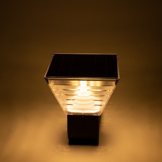 GLOBOSTAR® GRACIOUS 90529 Φωτιστικό Κολωνάκι Κήπου LED 10W 330lm 120° με Ενσωματωμένο Φωτοβολταϊκό Panel 6V 2W & Επαναφορτιζόμενη Μπαταρία Li-ion 3.2V 1800mAh με Αισθητήρα Ημέρας-Νύχτας Αδιάβροχο IP65 Θερμό Λευκό 2700K - Ψυχρό Λευκό 6000K - Γκρι Ανθρα GloboStar® GRACIOUS 90529 Αυτόνομο Ηλιακό Φωτιστικό Κήπου - Απλίκα Αρχιτεκτονικού Φωτισμού Εξωτερικού Χώρου LED 10W 330lm 120° με Ενσωματωμένο Φωτοβολταϊκό Panel 6V 2W & Επαναφορτιζόμενη Μπαταρία Li-ion 3.2V 1800mAh με Αισθητήρα Ημέρας-Νύχτας - Αδιάβρ