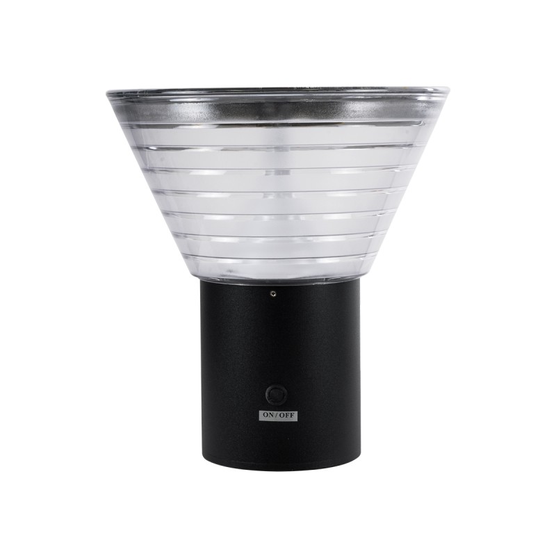 GloboStar® VEGGIE 90530 Αυτόνομο Ηλιακό Φωτιστικό Κήπου - Απλίκα Αρχιτεκτονικού Φωτισμού Εξωτερικού Χώρου LED 10W 330lm 120° με Ενσωματωμένο Φωτοβολταϊκό Panel 6V 2W & Επαναφορτιζόμενη Μπαταρία Li-ion 3.2V 1800mAh με Αισθητήρα Ημέρας-Νύχτας - Αδιάβροχ