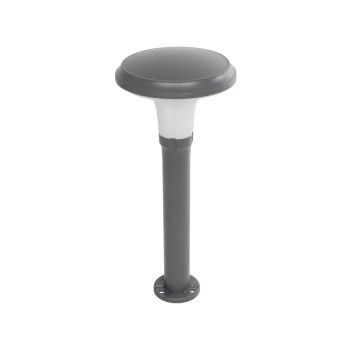 GLOBOSTAR® WHISPER 90548 Φωτιστικό Κολωνάκι Κήπου με Ντουί 1 x E27 AC 220-240V Αδιάβροχο IP65 - Γκρι Ανθρακί - Μ27 x Π27 x Υ79cm