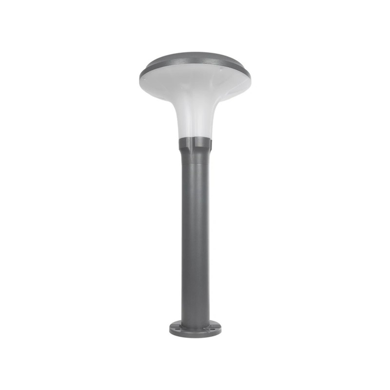 GLOBOSTAR® WHISPER 90548 Φωτιστικό Κολωνάκι Κήπου με Ντουί 1 x E27 AC 220-240V Αδιάβροχο IP65 - Γκρι Ανθρακί - Μ27 x Π27 x Υ79cm
