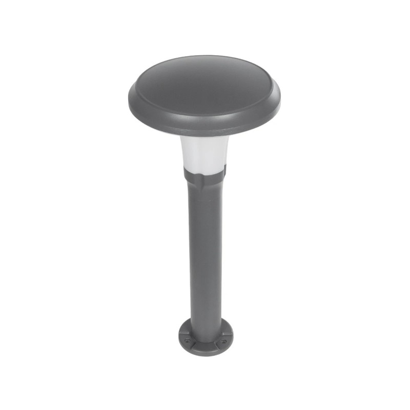 GLOBOSTAR® WHISPER 90548 Φωτιστικό Κολωνάκι Κήπου με Ντουί 1 x E27 AC 220-240V Αδιάβροχο IP65 - Γκρι Ανθρακί - Μ27 x Π27 x Υ79cm