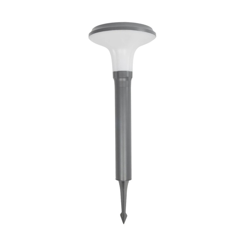 GLOBOSTAR® WHISPER 90548 Φωτιστικό Κολωνάκι Κήπου με Ντουί 1 x E27 AC 220-240V Αδιάβροχο IP65 - Γκρι Ανθρακί - Μ27 x Π27 x Υ79cm