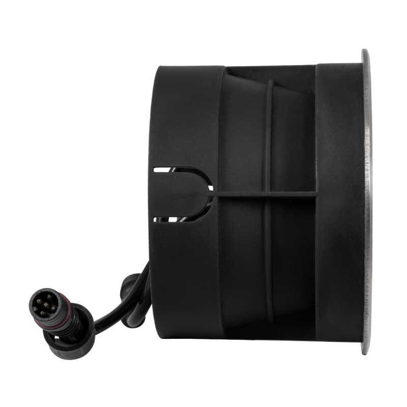 GloboStar® UNDERWATER-JULIA 90567 Υποβρύχιο Χωνευτό Φωτιστικό Σποτ Ειδικό για Σιντριβάνια LED 6W 510lm 15° DC 24V Αδιάβροχο IP68 Φ15 x Υ10.2cm RGBW DMX512 - Ανοξείδωτο Ατσάλι - 3 Years Warranty