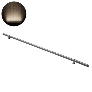 GLOBOSTAR® WASHERSTELLAR 90576 Μπάρα Φωτισμού Wall Washer LED 12W 1380lm 30° DC 24V Αδιάβροχο IP67 Φυσικό Λευκό 4500K Dimmable - Bridgelux SMD Chip - Γκρι Ανθρακί - Μ100 x Π2 x Υ1.8cm - 3 Χρόνια Εγγύηση