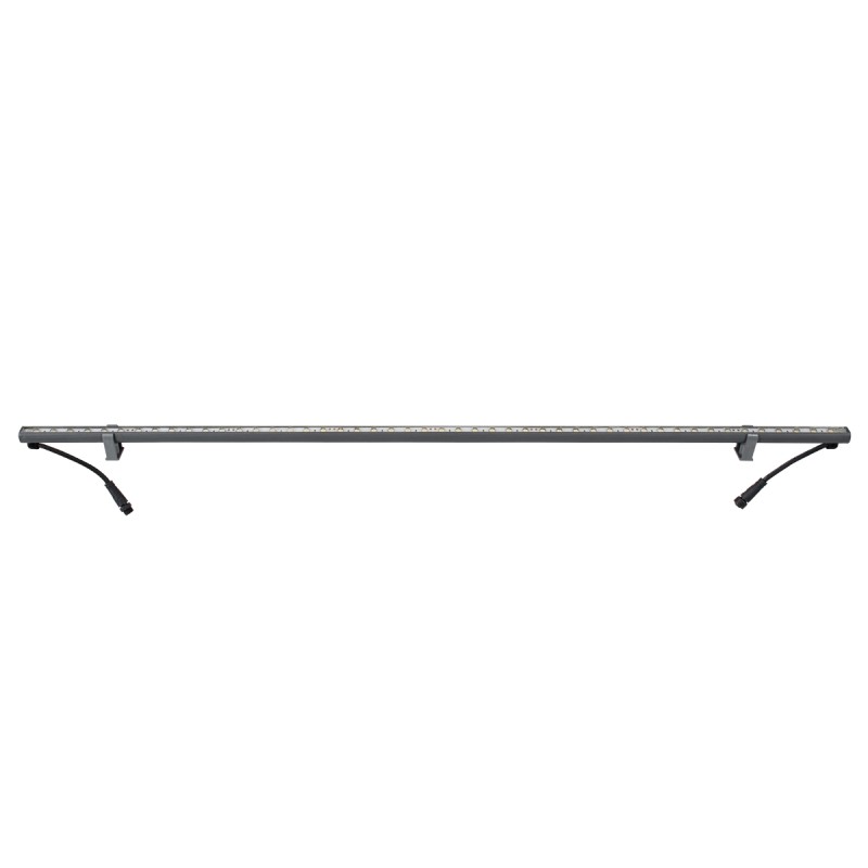 GloboStar® WASHER-STELLAR 90576 Μπάρα Φωτισμού Ultra Slim Wall Washer LED 12W 1140lm 30° DC 24V Αδιάβροχο IP67 Μ100 x Π2 x Υ1.8cm Φυσικό Λευκό 4500K - Γκρι Ανθρακί - 3 Years Warranty