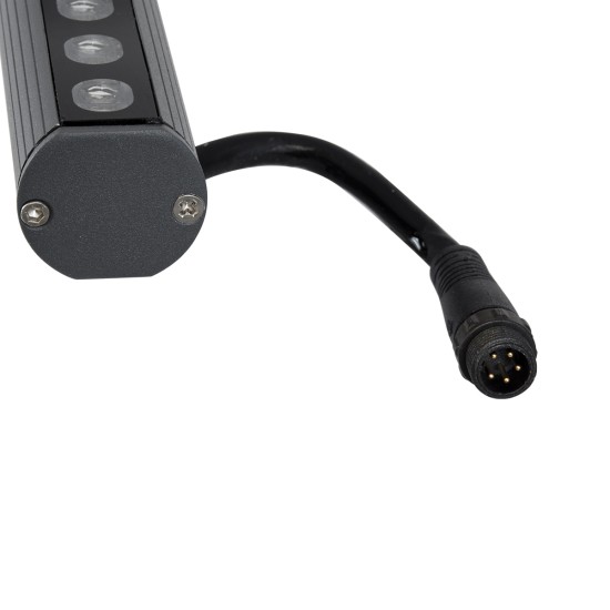 GLOBOSTAR® WASHER-STELLAR 90577 Μπάρα Φωτισμού Wall Washer LED 12W 1020lm 30° DC 24V Αδιάβροχο IP65 Πολύχρωμο RGBW Dimmable DMX512 - Γκρι Ανθρακί - Μ100 x Π3.2 x Υ3cm - 3 Χρόνια Εγγύηση GLOBOSTAR® WASHER-STELLAR 90577 Μπάρα Φωτισμού Wall Washer LED 12W 1020lm 30° DC 24V Αδιάβροχο IP65 Πολύχρωμο RGBW Dimmable DMX512 - Γκρι Ανθρακί - Μ100 x Π3.2 x Υ3cm - 3 Χρόνια Εγγύηση