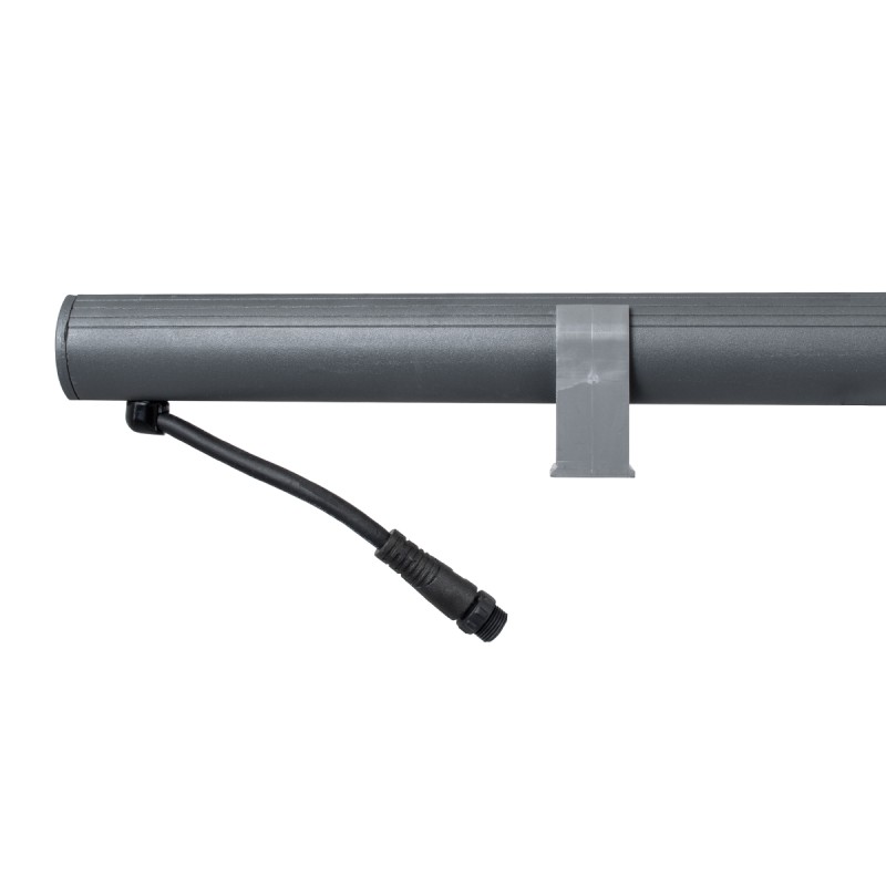 GLOBOSTAR® WASHER-PANDA 90578 Μπάρα Φωτισμού Wall Washer LED 18W 1620lm 15° DC 24V Αδιάβροχο IP65 Πορτοκαλί 2200K Dimmable - Γκρι Ανθρακί - Μ100 x Π4 x Υ3.5cm - 3 Χρόνια Εγγύηση