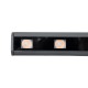 GLOBOSTAR® WASHER-PANDA 90578 Μπάρα Φωτισμού Wall Washer LED 18W 1620lm 15° DC 24V Αδιάβροχο IP65 Πορτοκαλί 2200K Dimmable - Γκρι Ανθρακί - Μ100 x Π4 x Υ3.5cm - 3 Χρόνια Εγγύηση