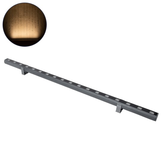 GLOBOSTAR® WASHER-PANDA 90579 Μπάρα Φωτισμού Wall Washer LED 18W 1620lm 15° DC 24V Αδιάβροχο IP65 Θερμό Λευκό 2700K Dimmable - Γκρι Ανθρακί - Μ100 x Π4 x Υ3.5cm - 3 Χρόνια Εγγύηση GloboStar® WASHER-PANDA 90579 Μπάρα Φωτισμού Ultra Slim Wall Washer LED 18W 1620lm 15° DC 24V Αδιάβροχο IP67 Μ100 x Π4 x Υ3.5cm Θερμό Λευκό 2700K - Γκρι Ανθρακί - 3 Years Warranty