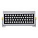 GloboStar® WASHER-PANDA 90584 Μπάρα Φωτισμού Ultra Slim Wall Washer LED 36W 3420lm 15° DC 24V Αδιάβροχο IP67 Μ100 x Π4 x Υ3.5cm Φυσικό Λευκό 4500K - Γκρι Ανθρακί - 3 Χρόνια Εγγύηση