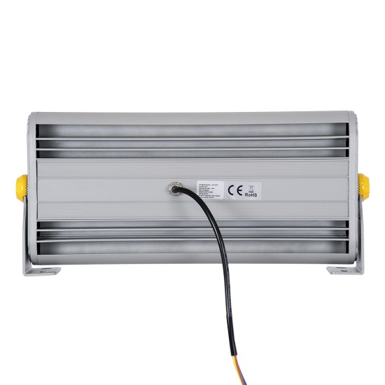 GloboStar® WASHER-PANDA 90584 Μπάρα Φωτισμού Ultra Slim Wall Washer LED 36W 3420lm 15° DC 24V Αδιάβροχο IP67 Μ100 x Π4 x Υ3.5cm Φυσικό Λευκό 4500K - Γκρι Ανθρακί - 3 Χρόνια Εγγύηση