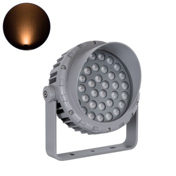 GLOBOSTAR® WINDOWBARI 90586 Φωτιστικό Ανάδειξης Παραθύρων LED 12W 1020lm 8°x180° DC 24V Αδιάβροχο IP67 Ultra Θερμό Λευκό 2200K Dimmable - CREE XPE Chip - Γκρι Ανθρακί - Μ30 x Π4 x Υ3.5cm - 3 Χρόνια Εγγύηση