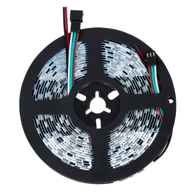 GLOBOSTAR® DIGIPRO 90589 Ψηφιακή Pixel Addressable Ταινία LED 14.4W/m 1152lm/m 120° DC 12V IP20 60 x SMD5050 Chip/m 20 x Pixel/m Πολύχρωμο RGB Dimmable SPI/TTL Protocol IC WS2811/UCS16703 - Μ500 x Π1 x Υ0.2cm - Ρολό 5 Μέτρων - 5 Χρόνια Εγγύηση