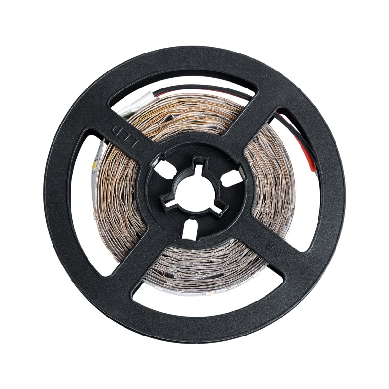 GLOBOSTAR® AVILA 90592 Ταινία LED 4.8W/m 260lm/m 120° DC 12V IP20 60 x SMD3528 Chip/m Θερμό Λευκό 2700K Dimmable - Μ500 x Π0.8 x Υ0.2cm - Ρολό 5 Μέτρων - 2 Χρόνια Εγγύηση