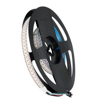 GLOBOSTAR® DIGIPRO 90597 Ψηφιακή Pixel Addressable Ταινία LED 36W/m 2160lm/m 120° DC 5V IP20 144 x SMD5050 Chip/m 144 x Pixel/m Πολύχρωμο RGB Dimmable SPI/TTL Protocol IC WS2812/SK6812 - Sanan SMD Chip - Μ200 x Π1.2 x Υ0.2cm - Ρολό 2 Μέτρων - 5 Χρόνια Εγγ
