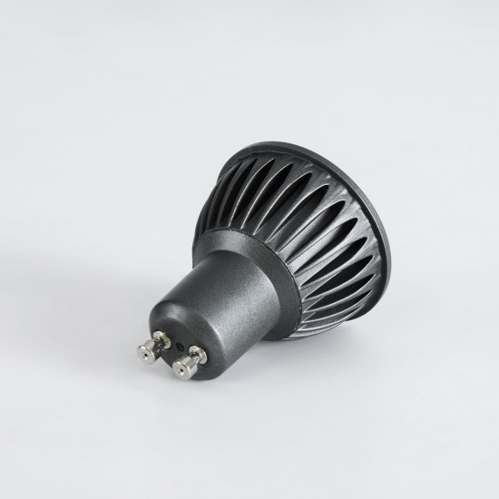 GLOBOSTAR® NANOBEAM 90600 Σποτ GU10 MR16 LED 3W 390lm 3° AC 220-240V IP20 Θερμό Λευκό 2700K Dimmable - CREE XPE - Μ5 x Π5 x Υ6cm - 3 Χρόνια Εγγύηση