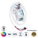 GloboStar® 90606 Digital Pixel Addressable Strip Ultra Slim 3 PIN - Nano Zig Zag S Ψηφιακή Ταινία LED SMD 5050 14W/m 60LED/m 20PIXEL/m SPI/TTL Protocol IC WS2812/SK6812 1152lm/m 120° DC 5V IP20 RGB - Λευκό Σώμα - Μ2000 x Π6 x Υ2mm - Συσκευασία 2 Μέτρων -